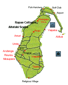Cook Island Map